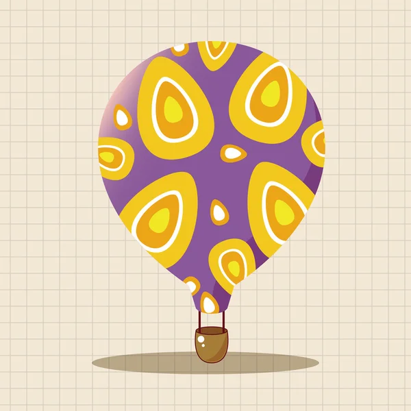 Style air chaud ballon thème éléments vecteur, eps icône élément — Image vectorielle