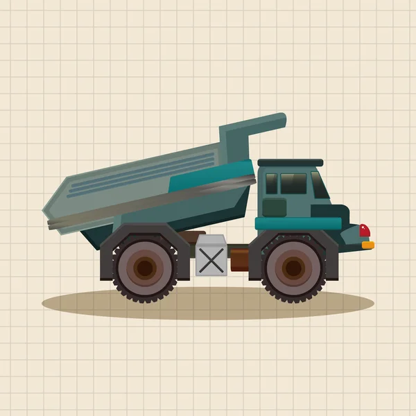 运输卡车主题元素图标元素 — 图库矢量图片