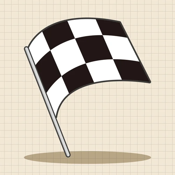 F1 racing theme elements icon element — Stock Vector