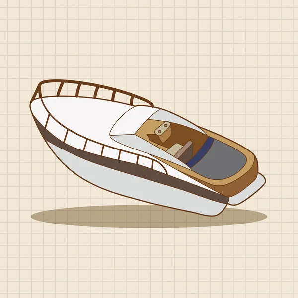 Transport bateau thème éléments vecteur, eps icône élément — Image vectorielle