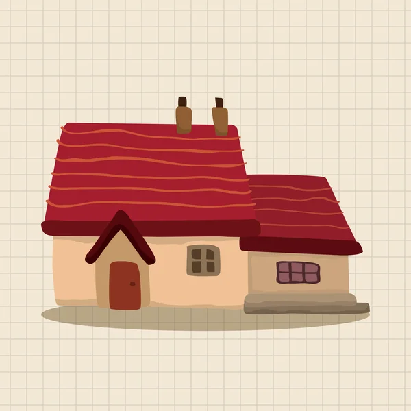 建筑房子主题元素图标元素 — 图库矢量图片