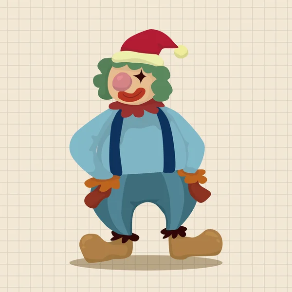 Clowns vector de elementos de tema, eps elemento icono — Archivo Imágenes Vectoriales