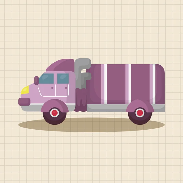 Ciężarówka tematu elementy ikony elementu — Wektor stockowy