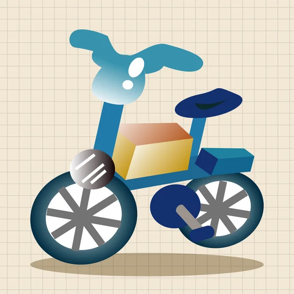 Transport Fahrrad Thema Elemente Vektor, eps Symbol Element — Stockvektor