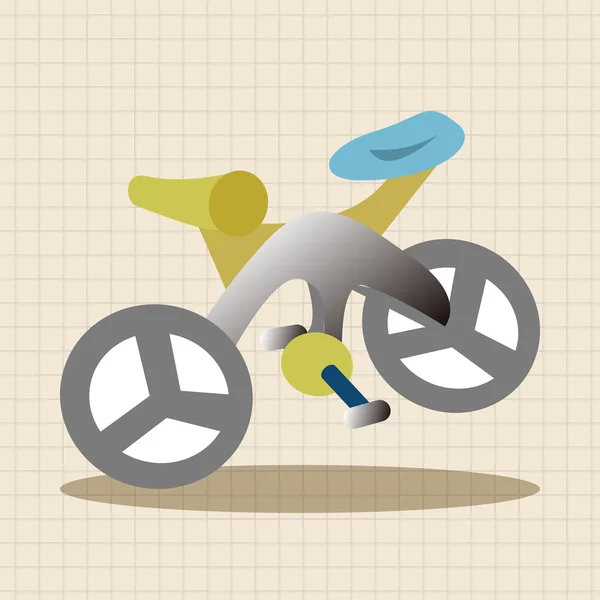 Transporte bicicleta tema elementos vector, eps icono elemento — Vector de stock