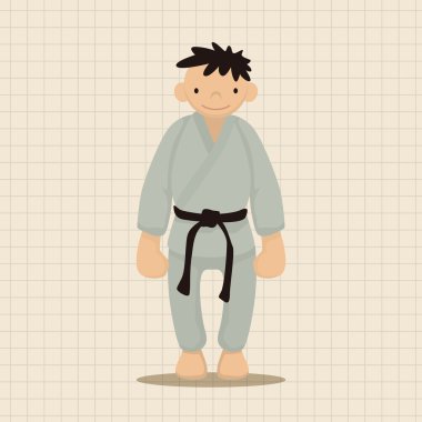 Taekwondo Tema öğeleri vektör, eps simgesi öğesi