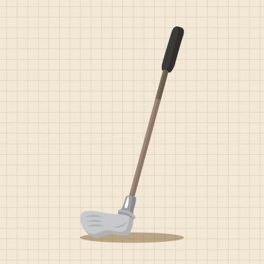 Golf ekipman Tema öğeleri simge öğesi