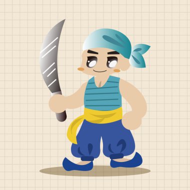 korsan Tema öğeleri simge öğesi