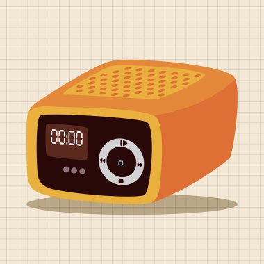 radyo Tema öğeleri vektör, eps simgesi öğesi