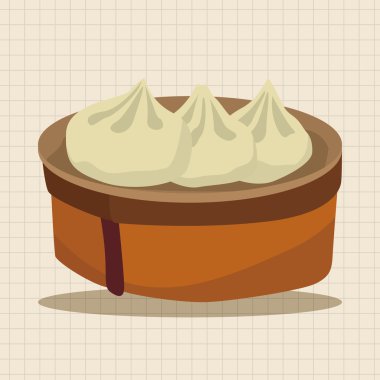 Çin yemeği Tema öğeleri simge öğesi