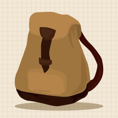 seyahat çanta Tema öğeleri simge öğesi