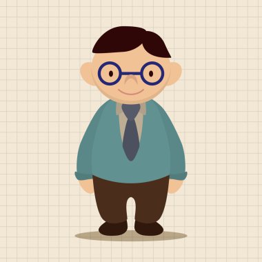 Babası Tema öğeleri simge öğesi