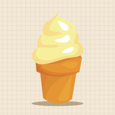 dondurma çizgi film Tema öğeleri simge öğesi