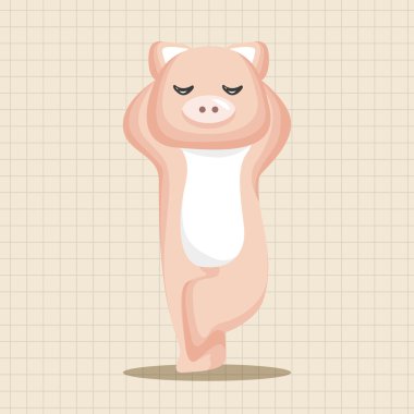 hayvan domuz çizgi film Tema öğeleri simge öğesi