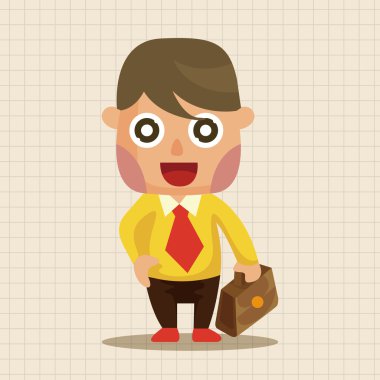 Ofis çalışanları Tema öğeleri simge öğesi