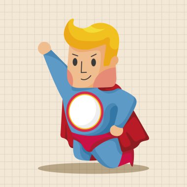 Superman Tema öğeleri simge öğesi