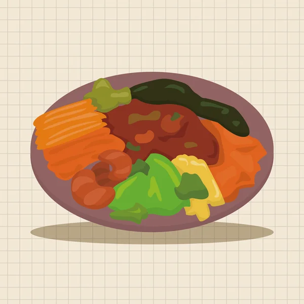 中国食品主题元素图标元素 — 图库矢量图片