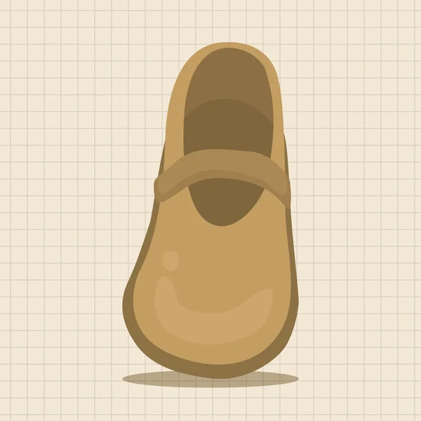 Shoe style theme elements vector,eps icon element — Stock Vector