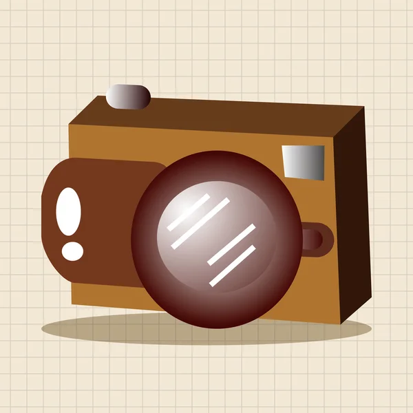 Camera theme elements icon element — Stock Vector