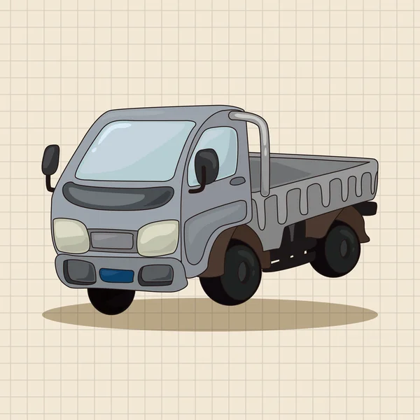 Caminhão tema elementos vetor, elemento de ícone eps — Vetor de Stock