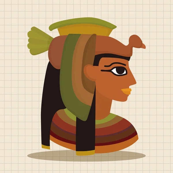 Pharaoh theme elements vector,eps icon element — Stock Vector