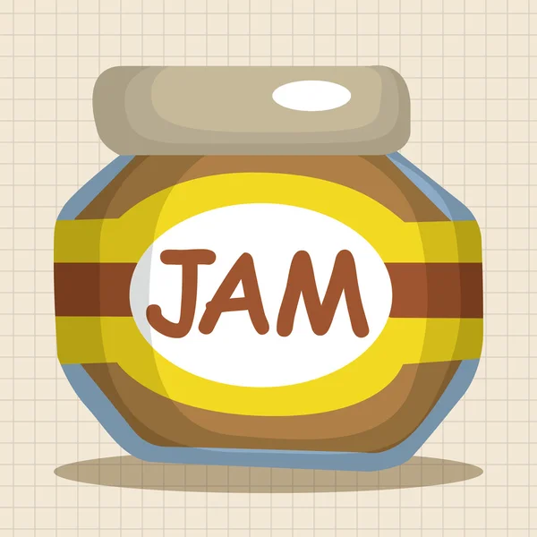 Jam theme elements icon element — Stock Vector