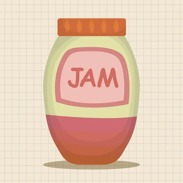 Jam theme elements icon element — Stock Vector