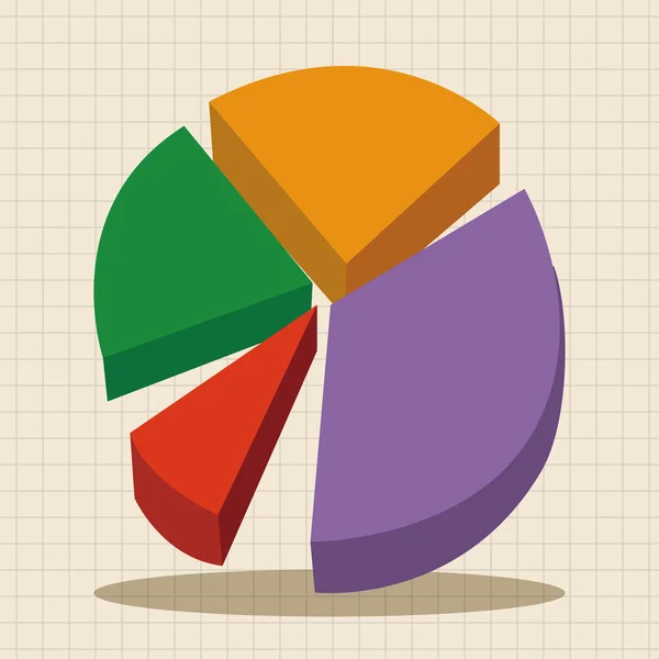 Finanzdiagramme Themenelemente Symbol-Element — Stockvektor