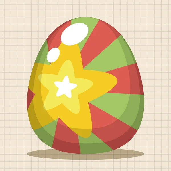Элемент иконки элементов пасхального яйца — стоковый вектор