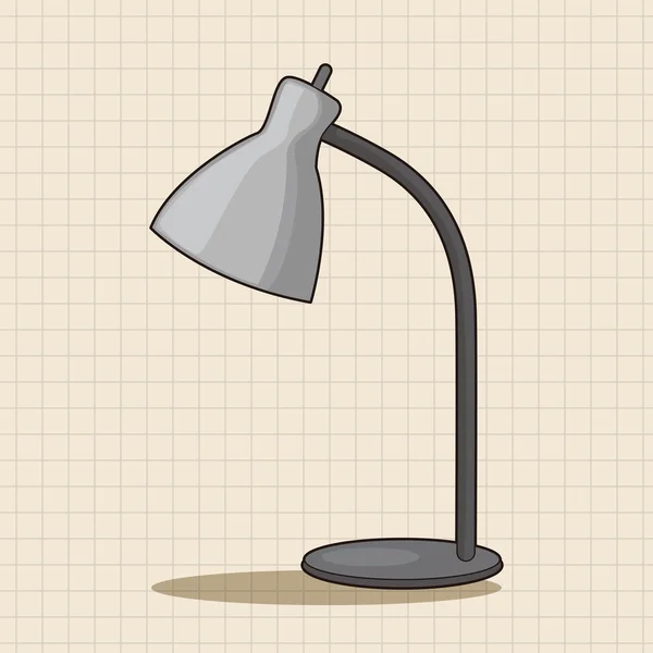 Gospodarstwa domowego tematu lampy elementy ikony elementu — Wektor stockowy