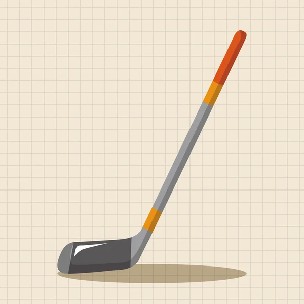 Equipo de hockey elementos de tema elemento icono — Archivo Imágenes Vectoriales
