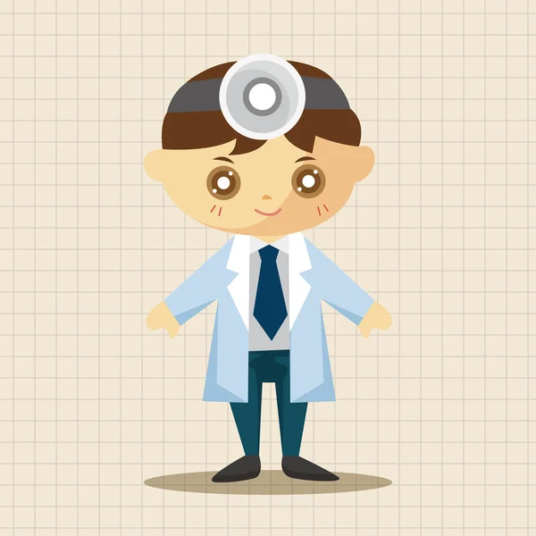 Gente tema médico tema elementos icono elemento — Vector de stock