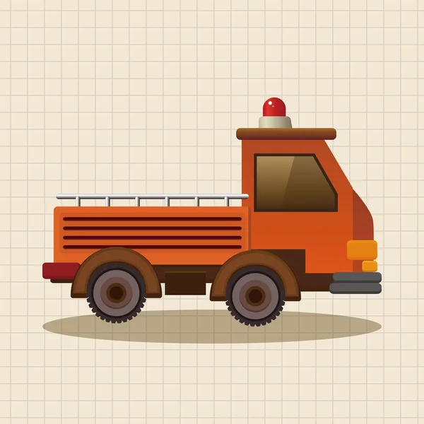 Transportation truck theme elements icon element — Stock Vector