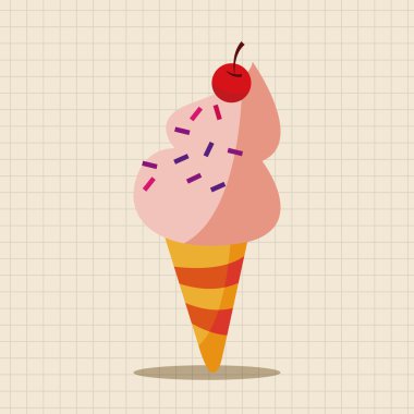 dondurma Tema öğeleri simge öğesi