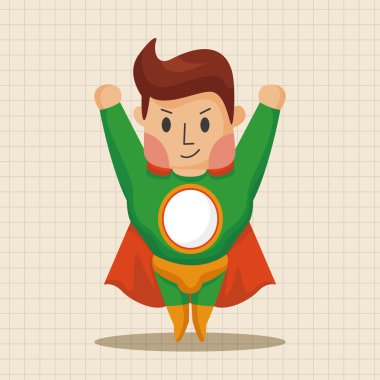 Superman Tema öğeleri simge öğesi