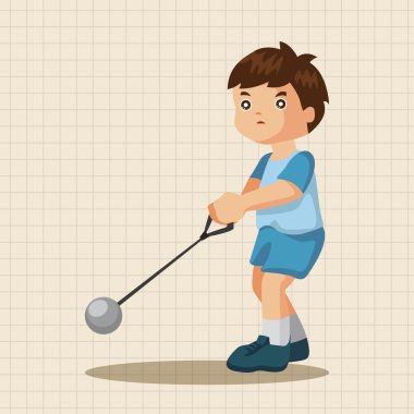 Atletizm sporcular Tema öğeleri