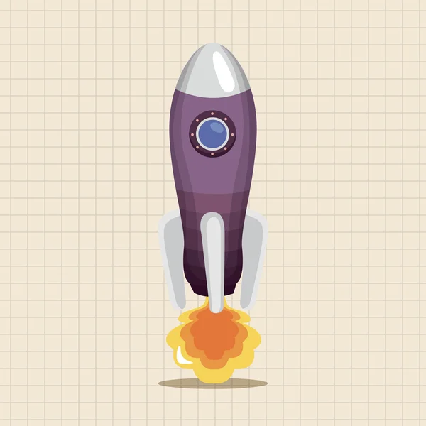 Elementos de tema nave espacial elemento icono — Vector de stock