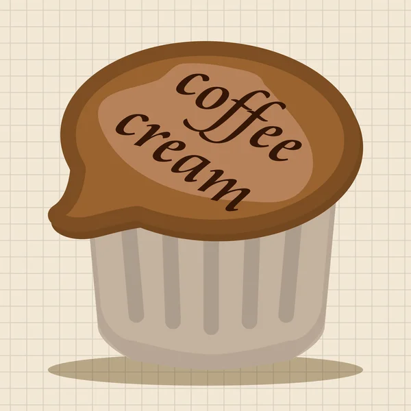 Elemento icono de elementos de tema de café-compañero — Vector de stock