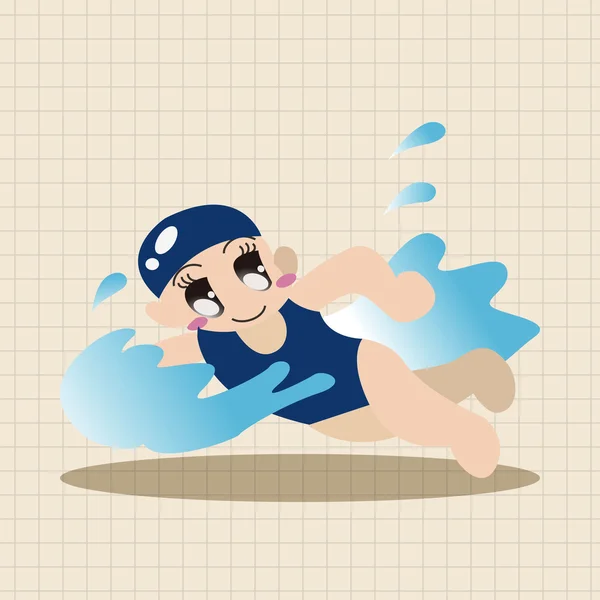 Water sport thema elementen pictogram element — Stockvector