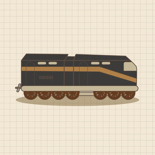 Transportation train theme elements vector,eps icon element — Stock Vector