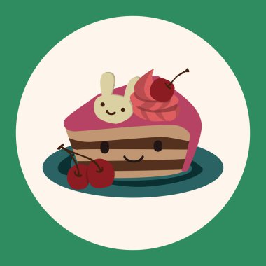 pasta düz simgesi öğeleri arka plan, eps10 dekorasyon