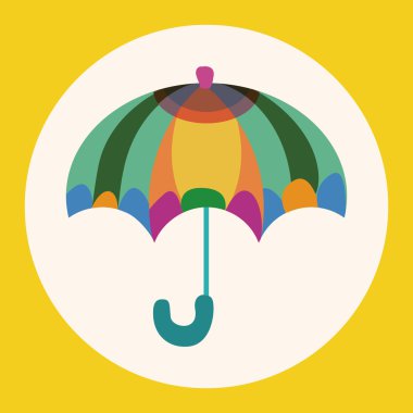 Şemsiye Tema elemets vektör, eps