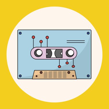 Audio thema elementen vector, eps