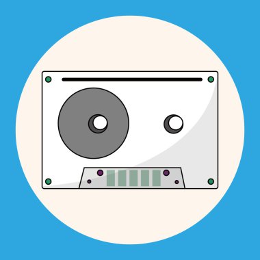 Audio thema elementen vector, eps