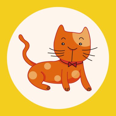 hayvan kedi çizgi film Tema öğeleri