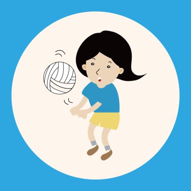 Öğrenci karikatür Tema öğeleri vektör, eps