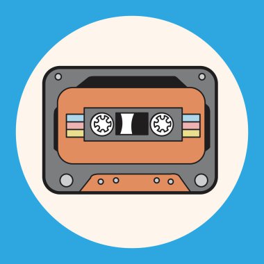 Audio thema elementen vector, eps