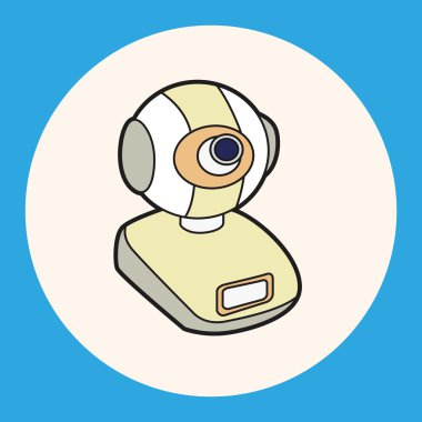 video kamera Tema öğeleri vektör, eps