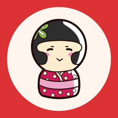 kişi karakter Japon Tema öğeleri