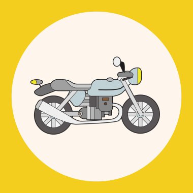 ulaşım motor Tema öğeleri vektör, eps